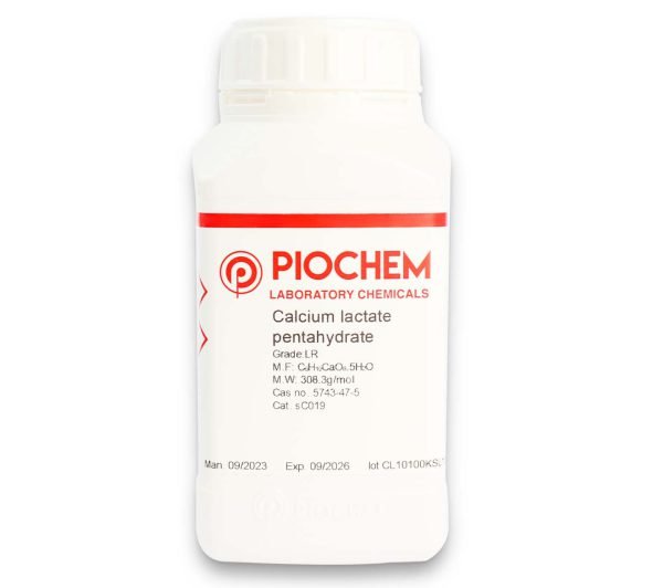 CALCIUM LACTATE PENTAHYDRATE, EXTRA PURE
